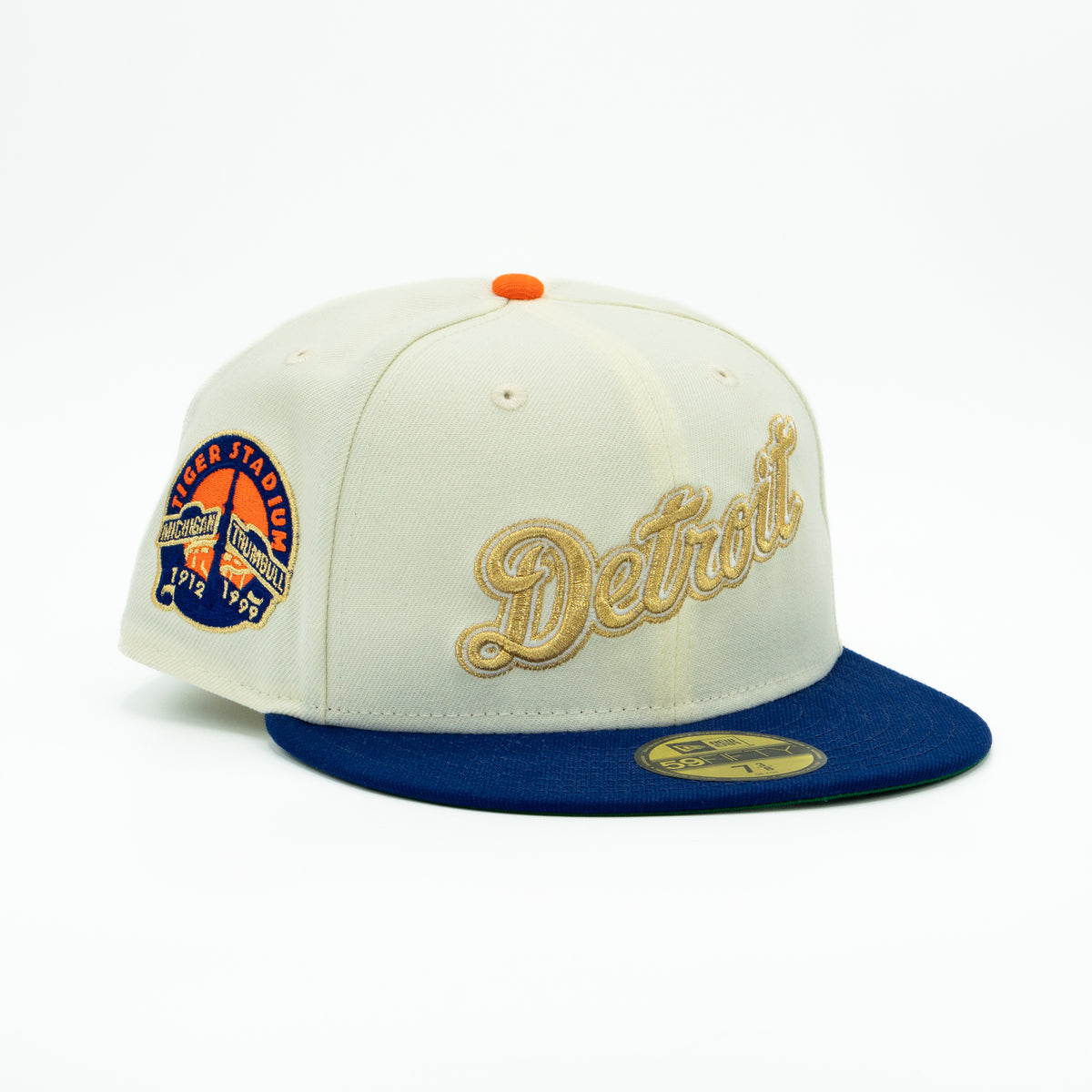 DETROIT TIGERS, TIGER  STADIUM  GOLD RUSH COLLECTION NEW ERA FITTED HAT