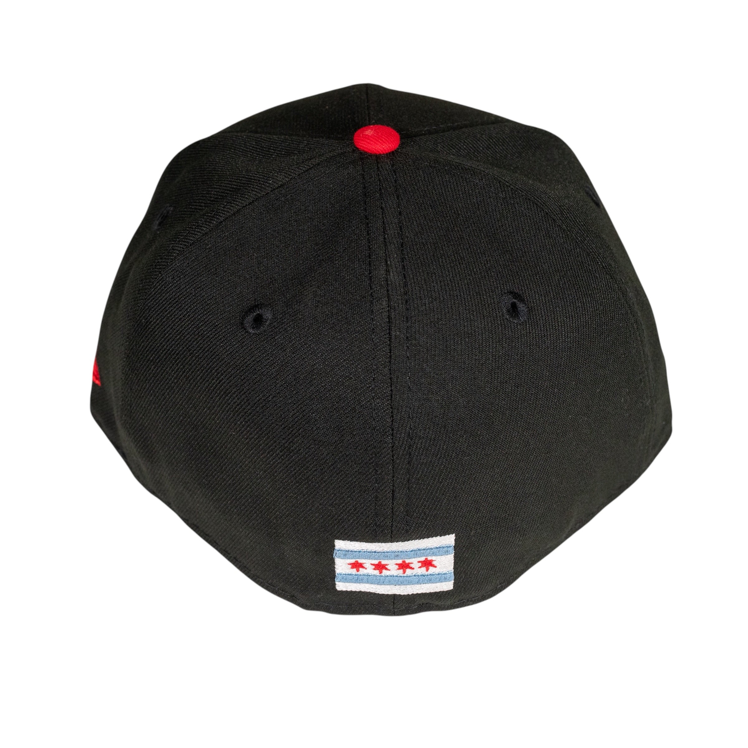 Chicago Cubs Bear Guitar Fitted Hat