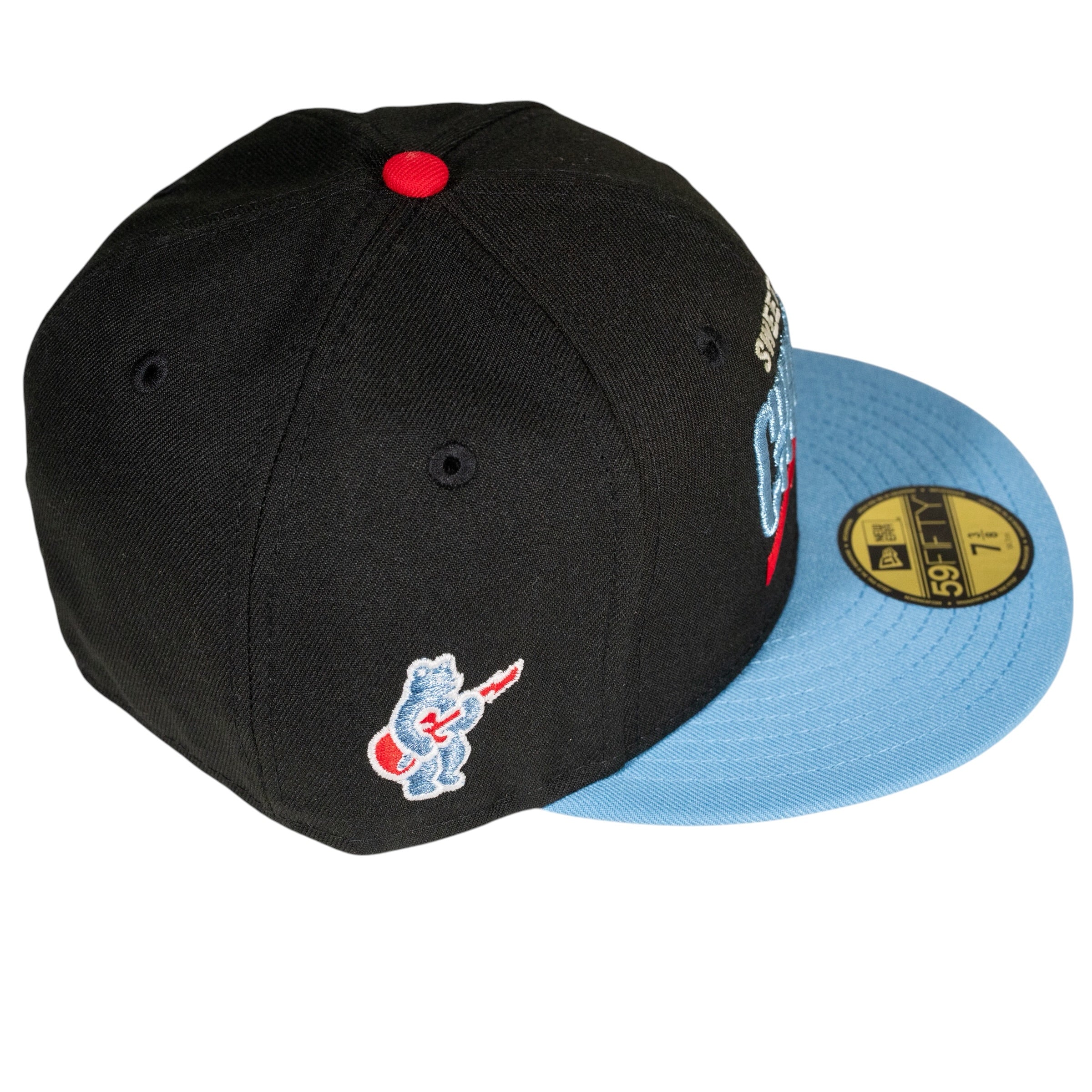 Chicago Cubs Bear Guitar Fitted Hat