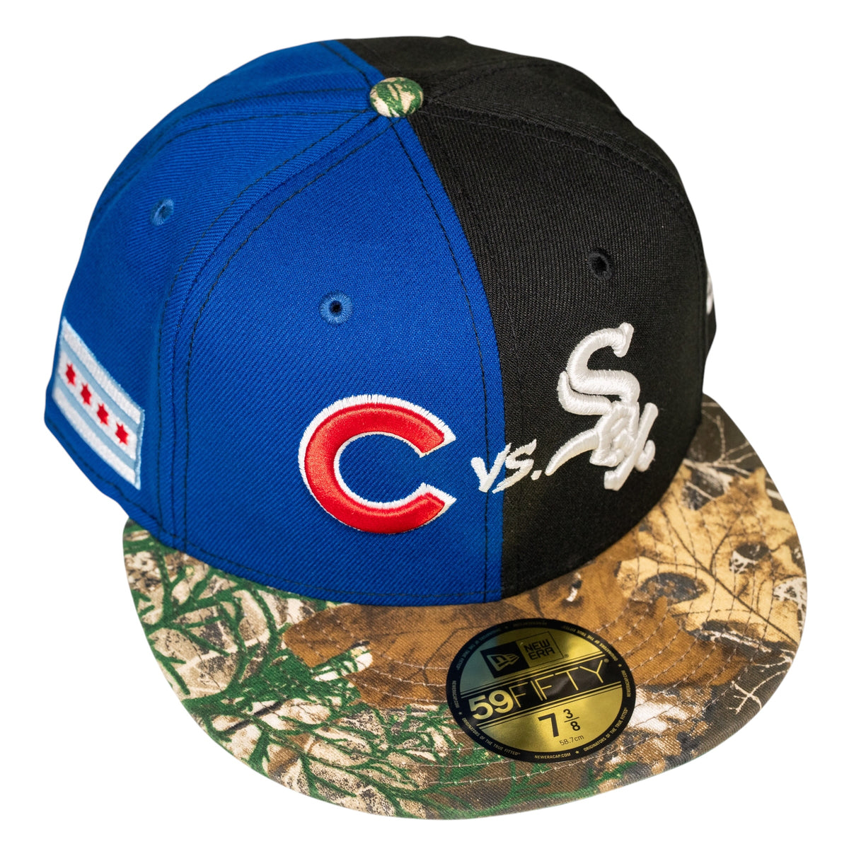 Chicago Cubs VS Chicago White Sox Crosstown Rival Fitted Hat