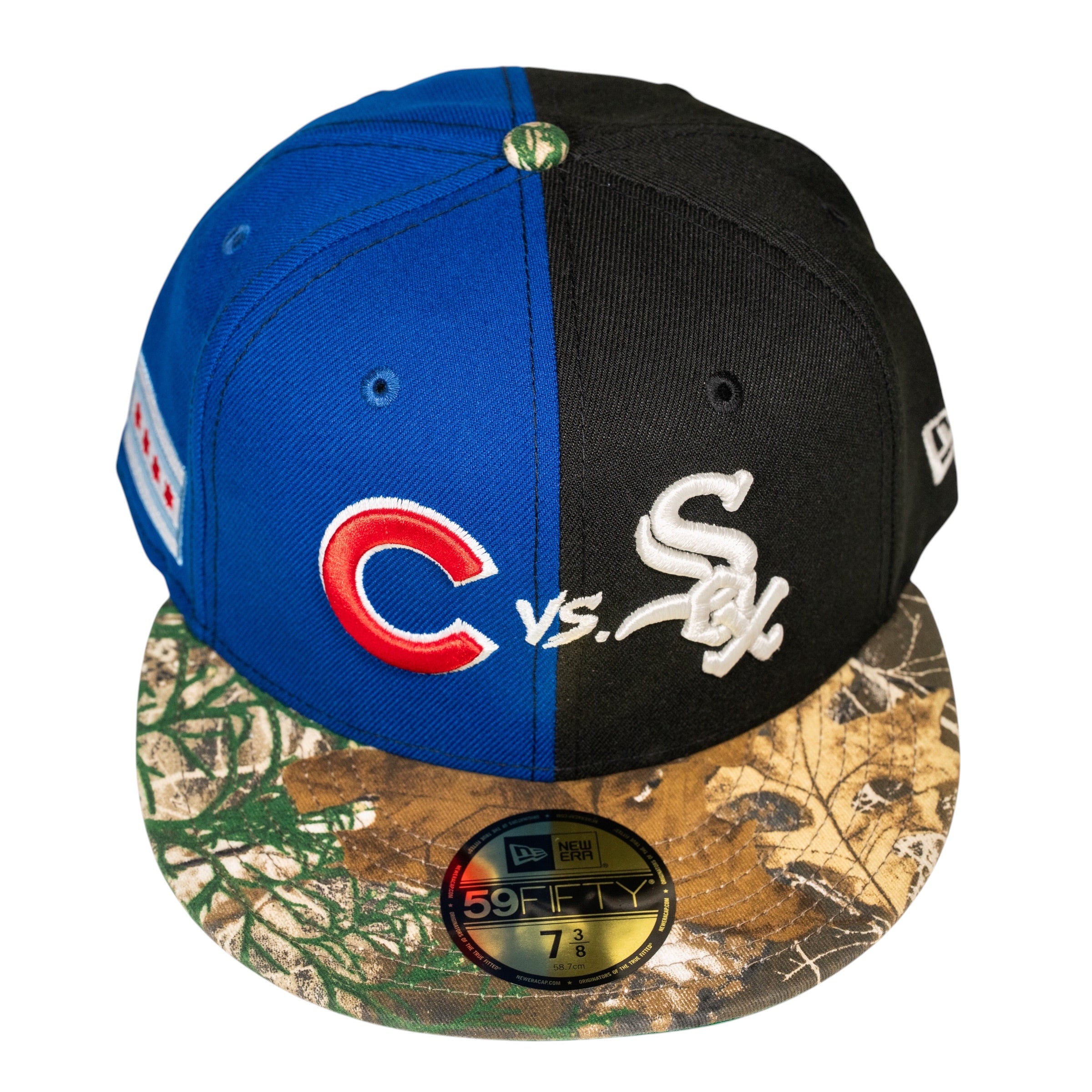 Chicago Cubs VS Chicago White Sox Crosstown Rival Fitted Hat