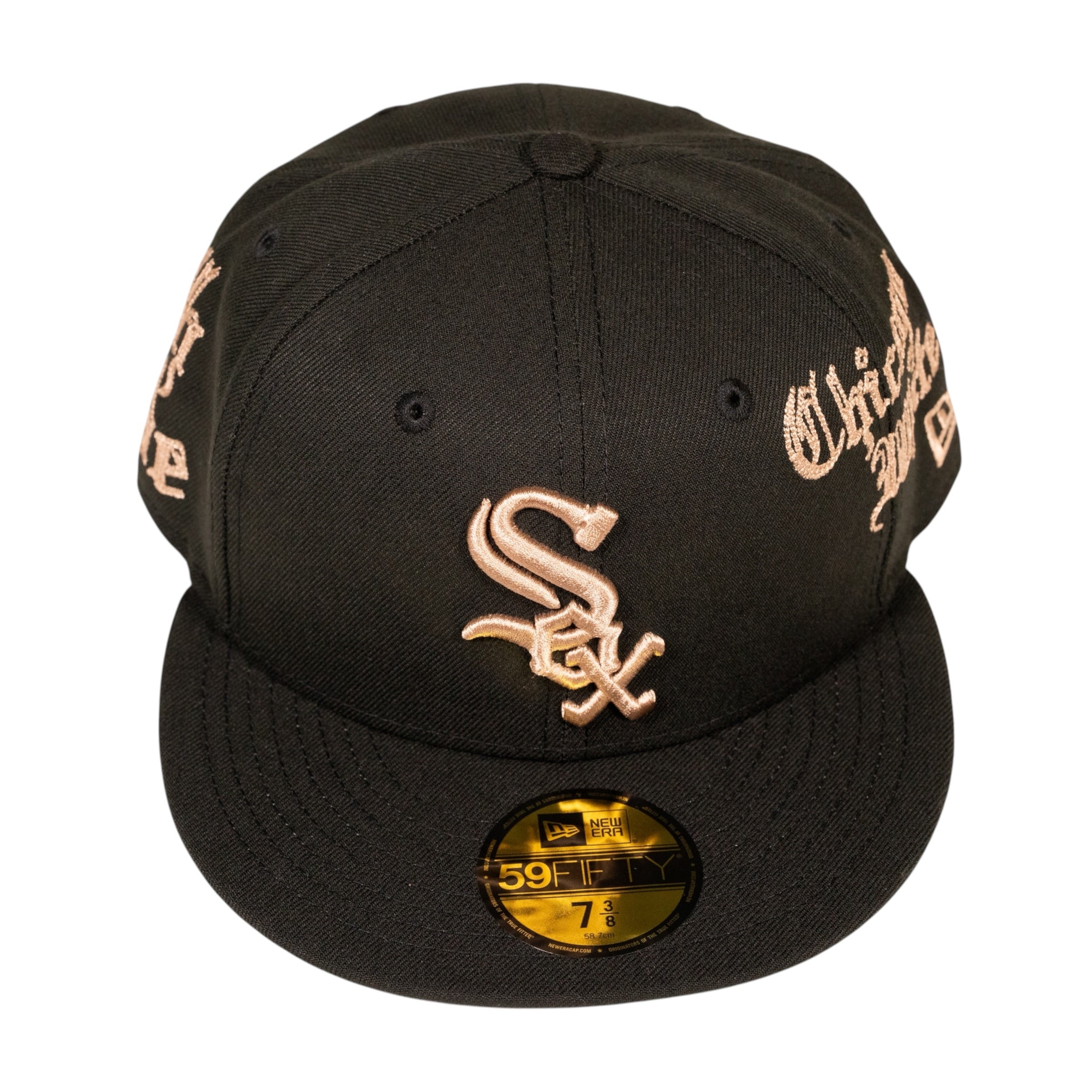Chicago White Sox Gothic Lettering 59Fifty Fitted Hat