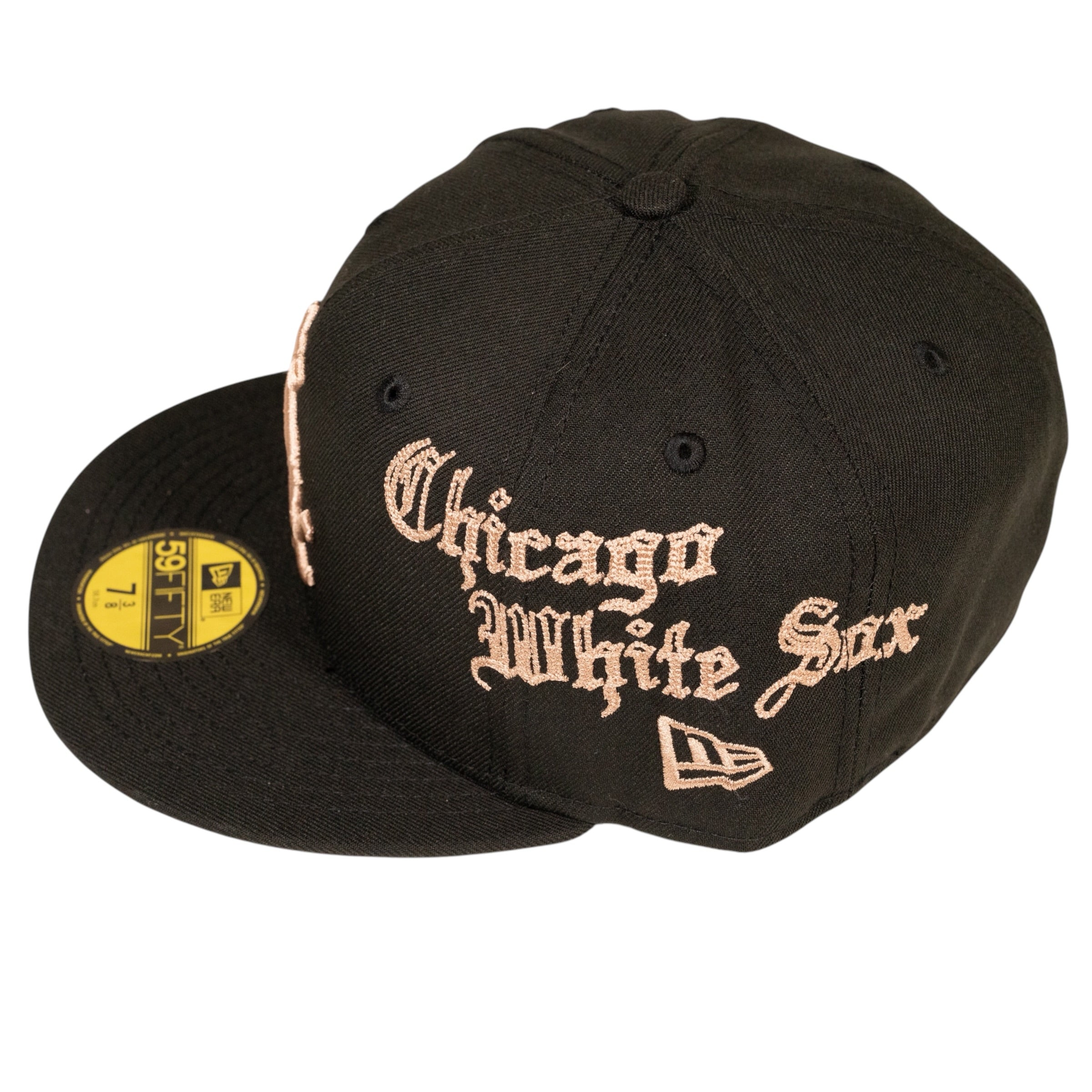 Chicago White Sox Gothic Lettering 59Fifty Fitted Hat