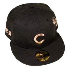 Chicago Cubs Gothic Lettering 59Fifty Fitted Hat