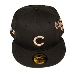 Chicago Cubs Gothic Lettering 59Fifty Fitted Hat
