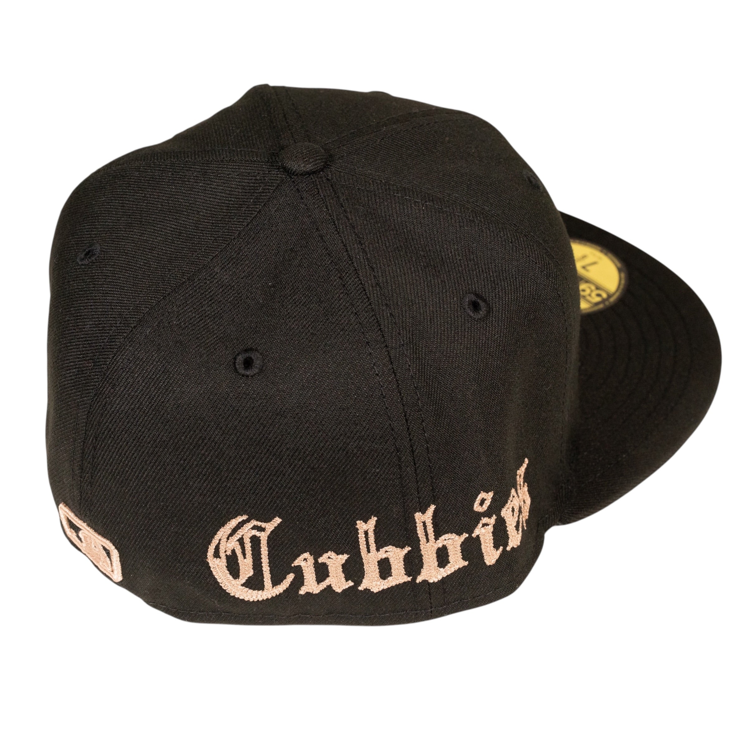 Chicago Cubs Gothic Lettering 59Fifty Fitted Hat