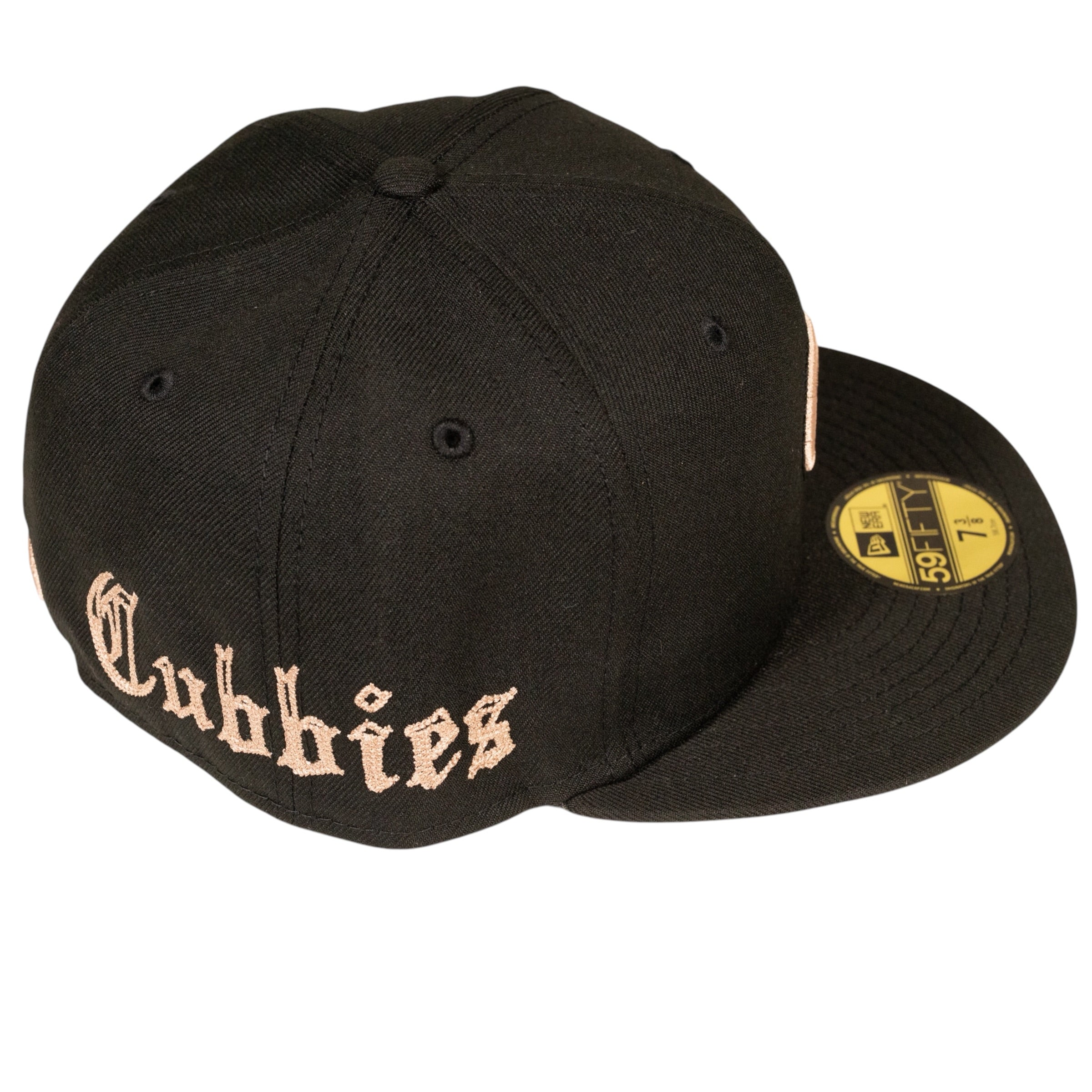 Chicago Cubs Gothic Lettering 59Fifty Fitted Hat