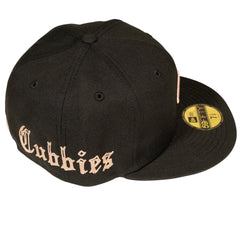 Chicago Cubs Gothic Lettering 59Fifty Fitted Hat