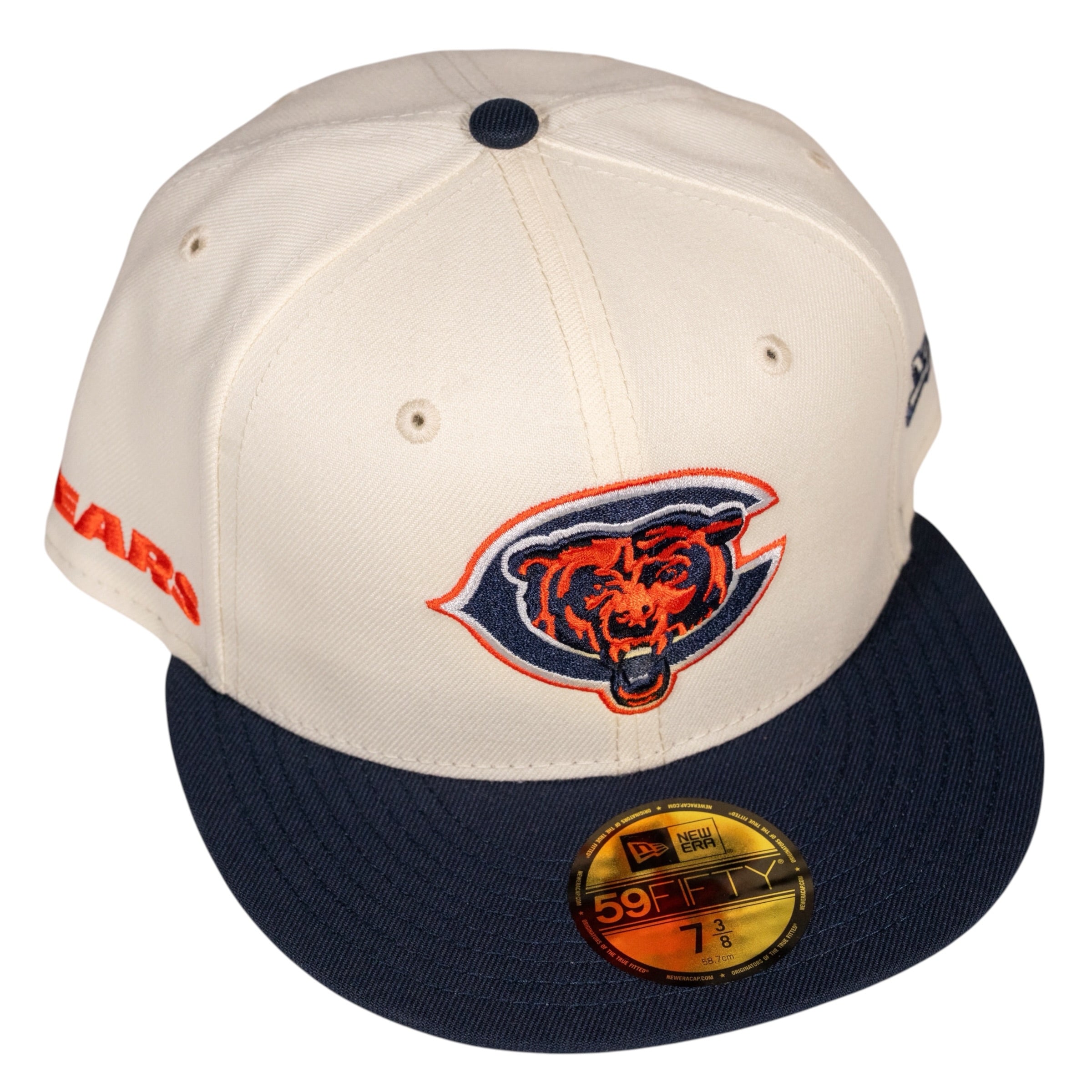 Chicago Bears Deceptor Chrome White 59FIFTY Fitted Cap