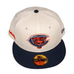 Chicago Bears Deceptor Chrome White 59FIFTY Fitted Cap