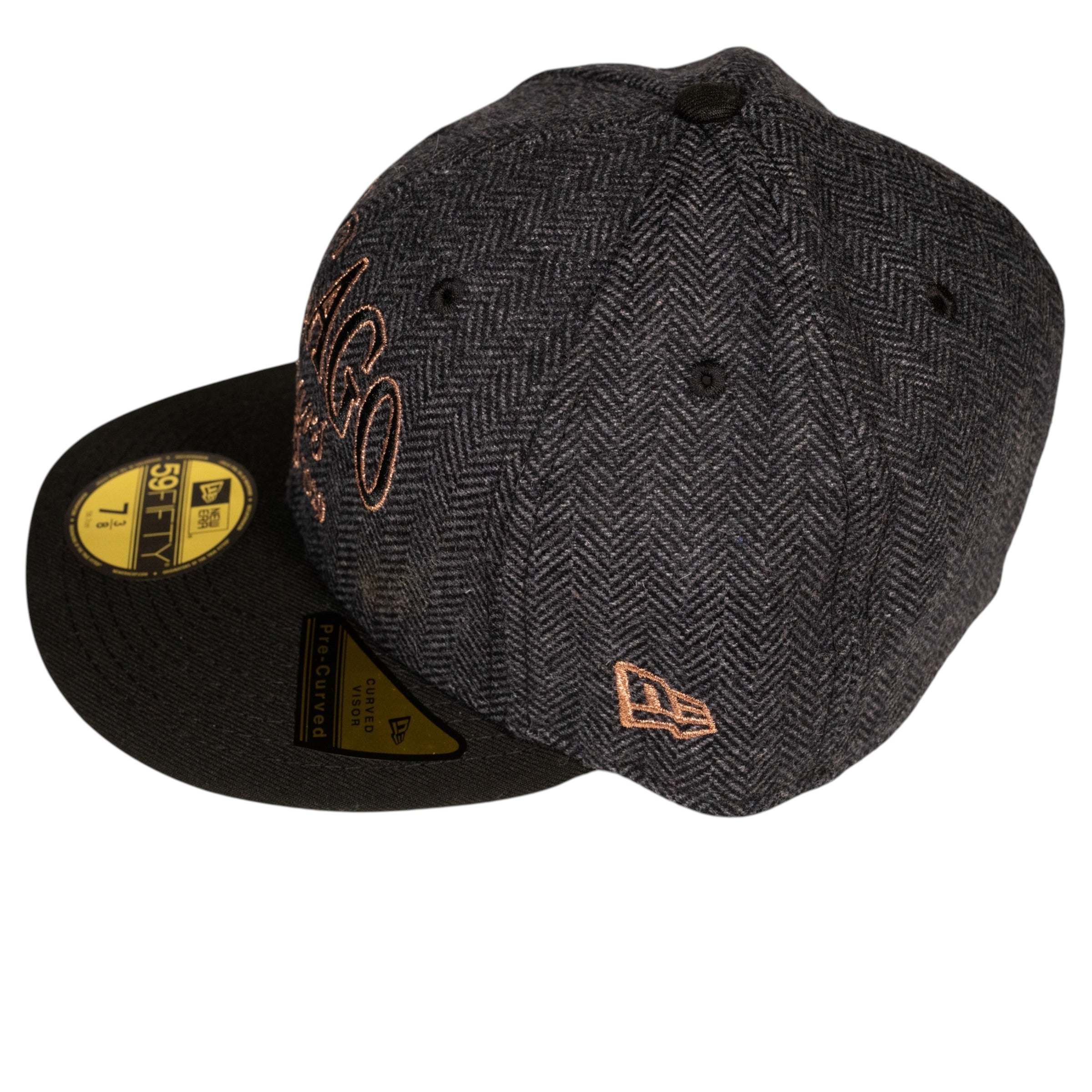 Chicago Bears Faux Wool New Era Fitted Hat