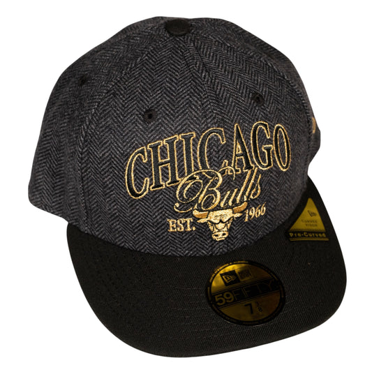 Chicago Bulls Faux Wool New Era Fitted Hat