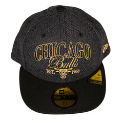 Chicago Bulls Faux Wool New Era Fitted Hat
