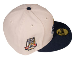 Milwaukee Brewers 40th Anniversary Beer Pack Collection Fitted Hat