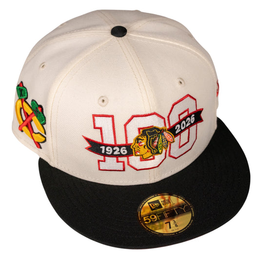 Chicago Blackhawks Tomahawk Online Exclusive Fitted Hat