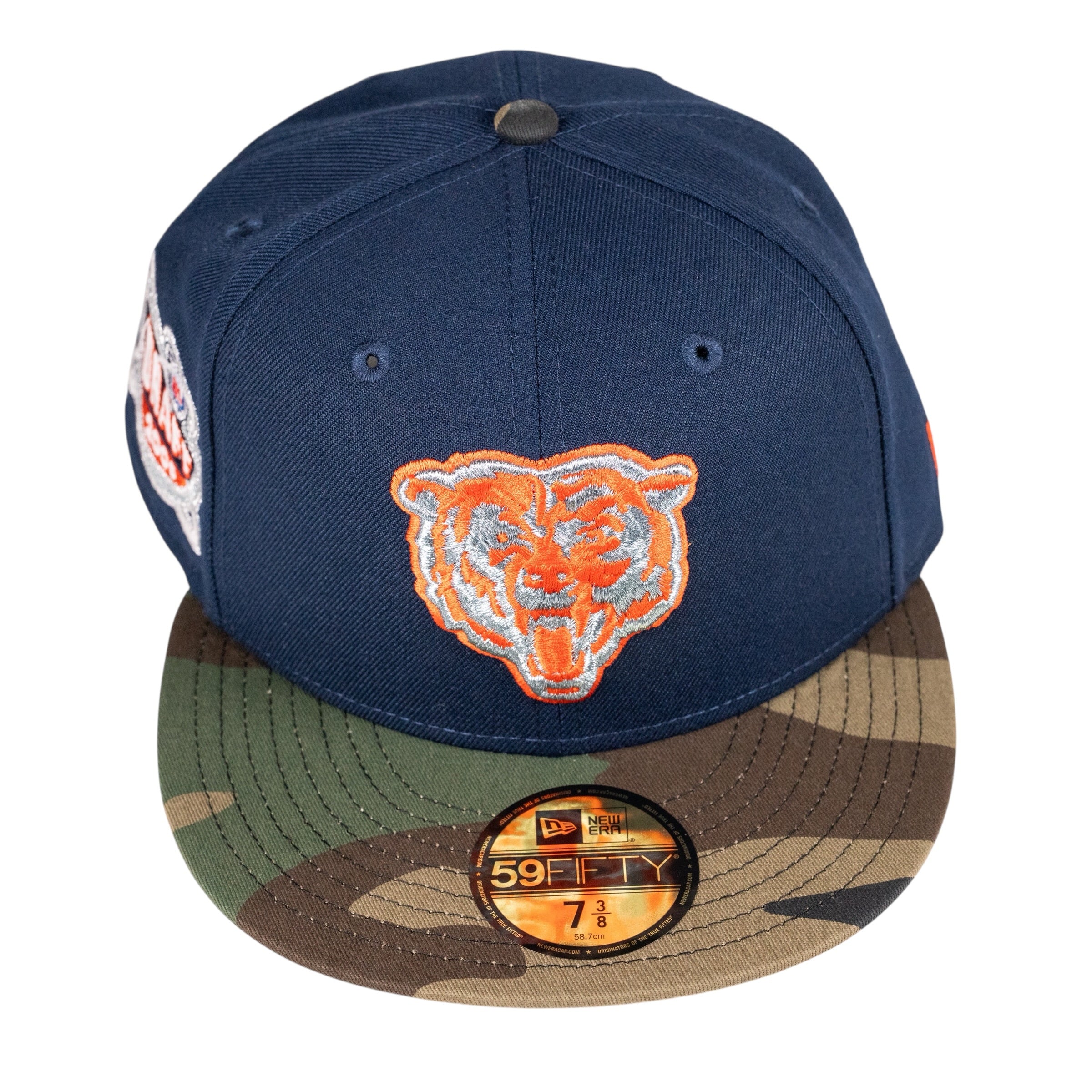Chicago Bears NFL Draft 2000 Combat-Camo Collection Fitted Hat