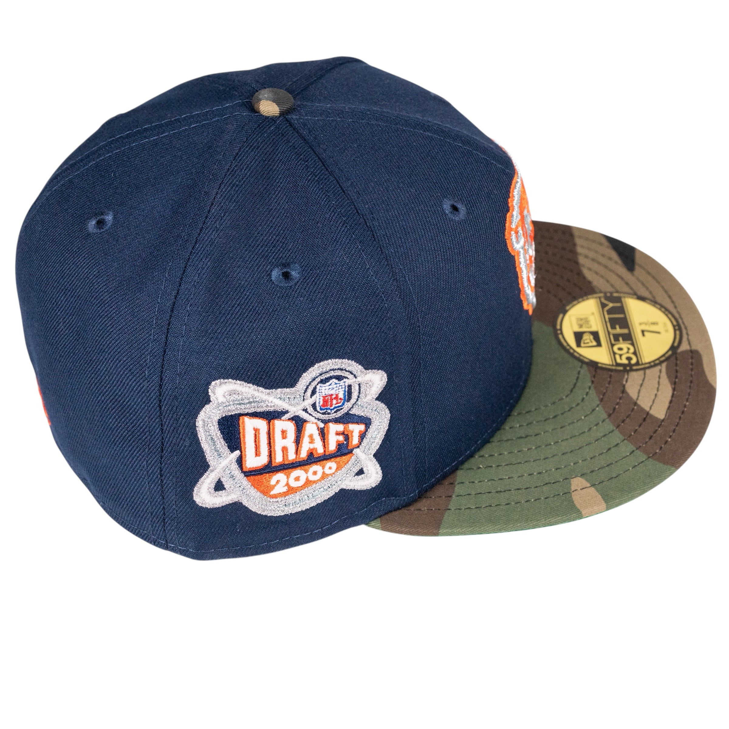 Chicago Bears NFL Draft 2000 Combat-Camo Collection Fitted Hat