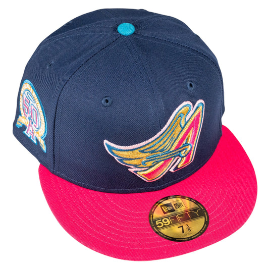 Anaheim Angels 50th Anniversary Lifestyle Collection Fitted Hat