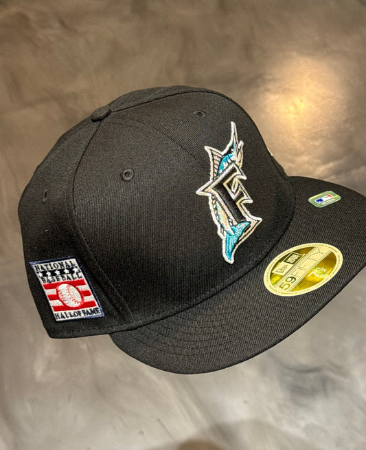 Florida Marlin National Baseball Hall Of Fame Fitted Hat