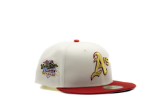 OAKLAND A'S 1989 WORLD SERIES BATTLE OF THE BAY UNPLUGGED COLLECTION NEW ERA FITTED HAT