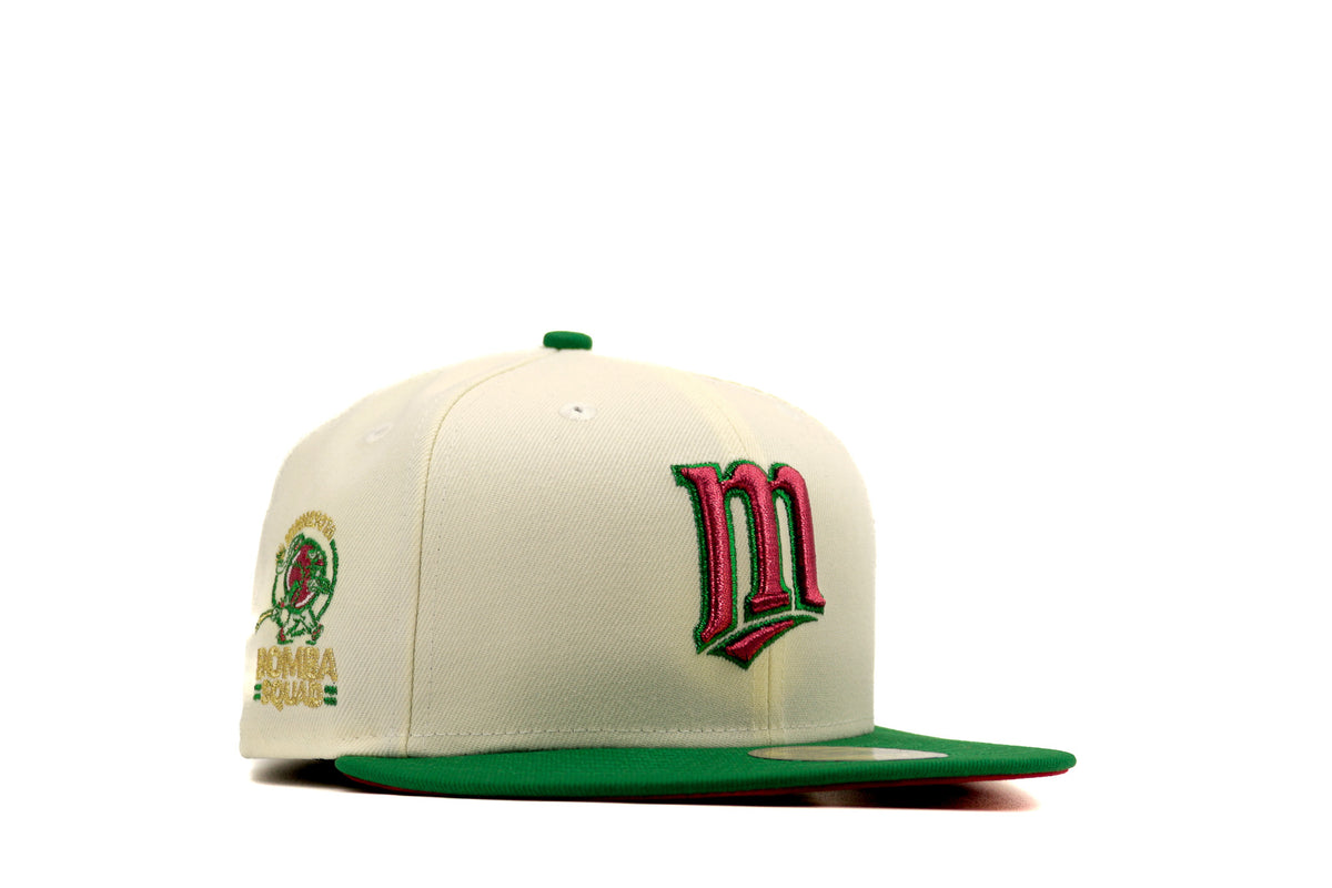 MINNESOTA TWINS BOMBA SQUAD VIVA COLLECTION NEW ERA FITTED HAT