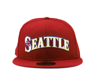 SEATTLE MARINERS 2023 ALL STAR GAME METALLIC SCRIPT NEW ERA FITTED HAT
