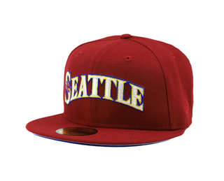 SEATTLE MARINERS 2023 ALL STAR GAME METALLIC SCRIPT NEW ERA FITTED HAT
