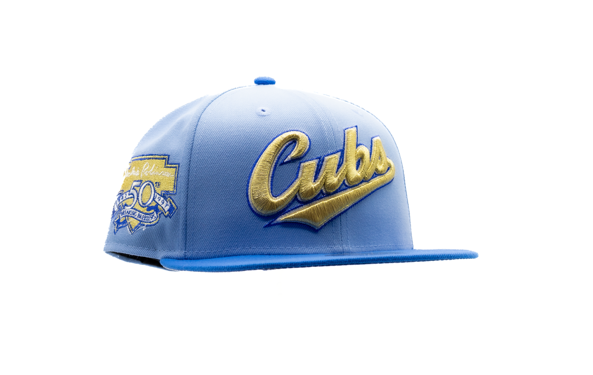 CHICAGO CUBS JACKIE ROBINSON 50TH ANNIVERSARY TAKE-OFF COLLECTION NEW ERA FITTED HAT