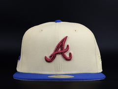 ATLANTA BRAVES 1999 WORLD SERIES GOLDEN ERA COLLECTION FITTED HAT