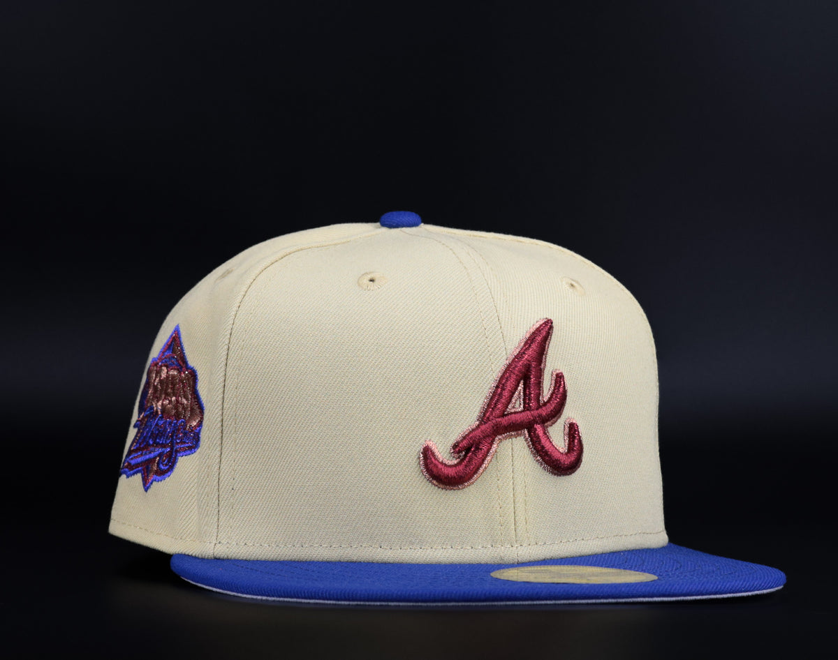 ATLANTA BRAVES 1999 WORLD SERIES GOLDEN ERA COLLECTION FITTED HAT