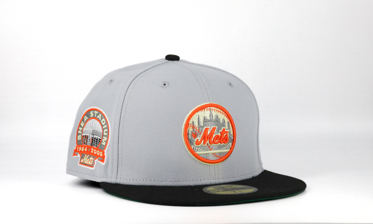 NEW YORK METS SHEA STADIUM FLOCK COLLECTION NEW ERA FITTED HAT