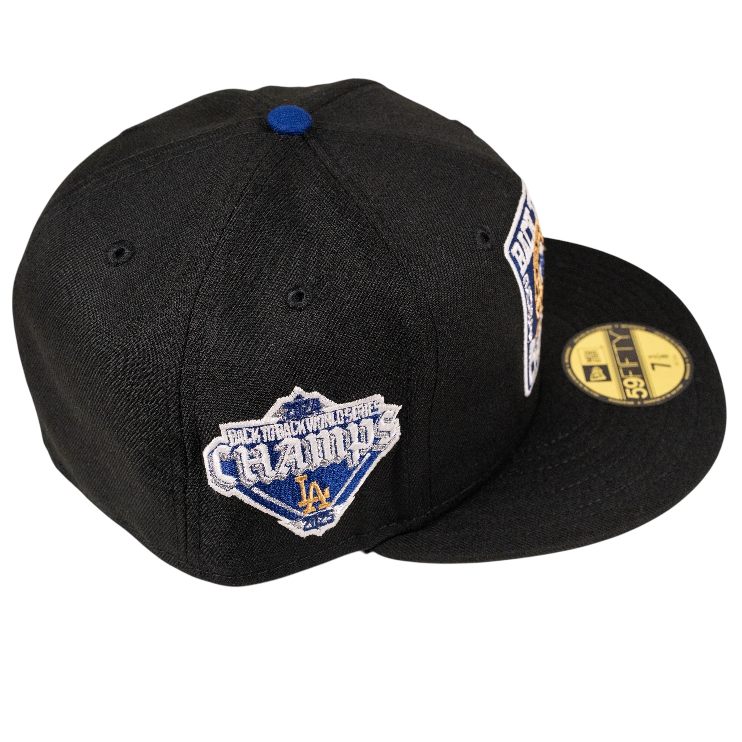 Los Angeles Dodgers Back To Back World Series Champion Fitted Hat