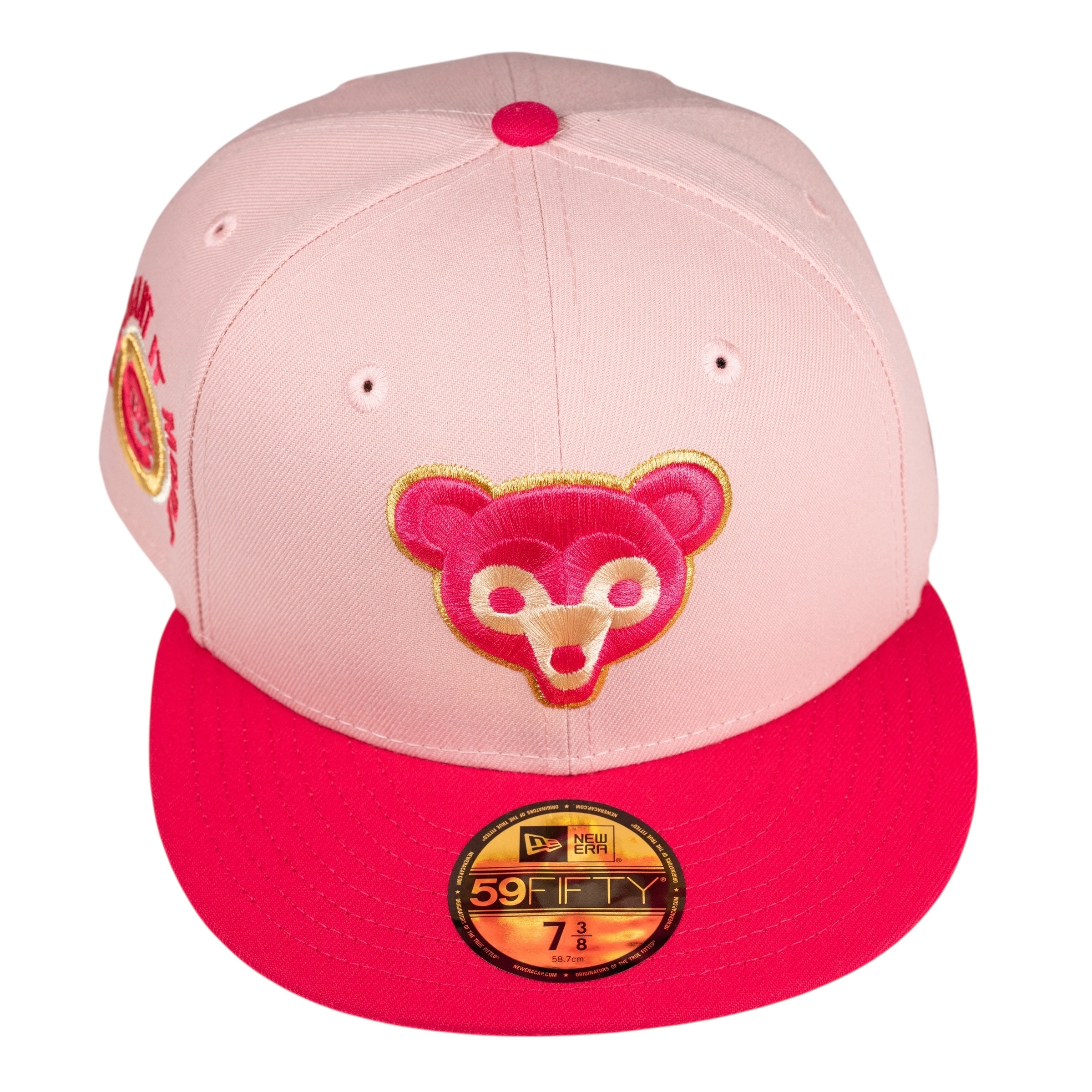 Chicago Cubs We Want it More Love Is... Fitted Hat