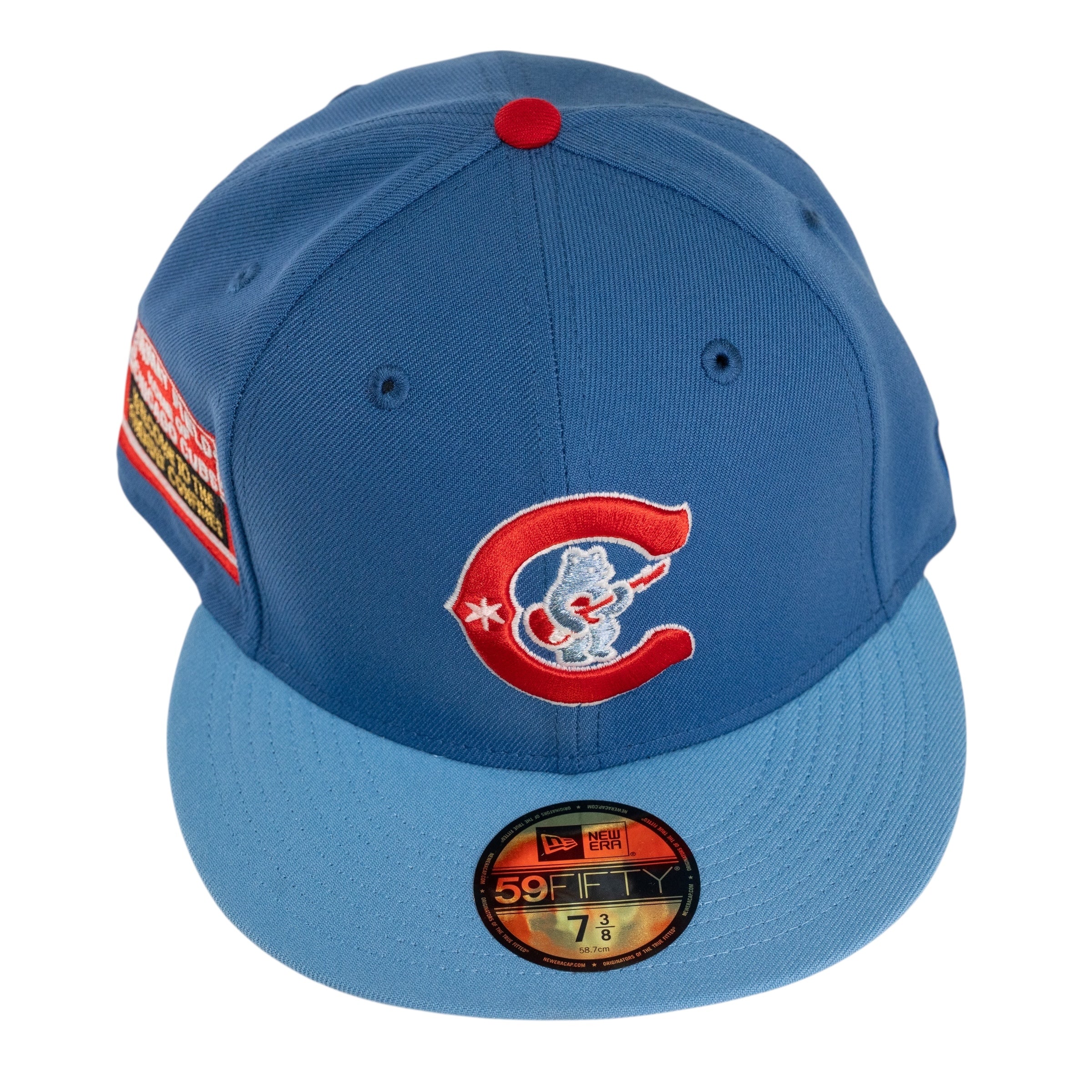 Field Collection Blue Chicago Cubs Wrigley Field Collection Fitted Hat – 606Brims