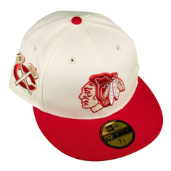 Chicago Blackhawks "C" Tomahawk Dinero Pack Fitted Hat
