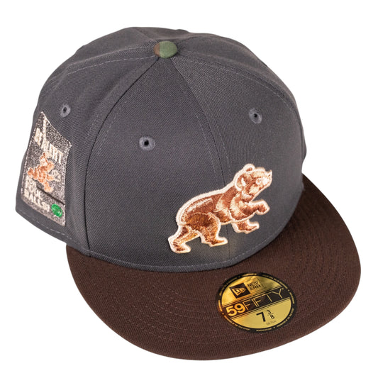 Chicago Cubs Foul Ball Earth Tone Fitted Hat