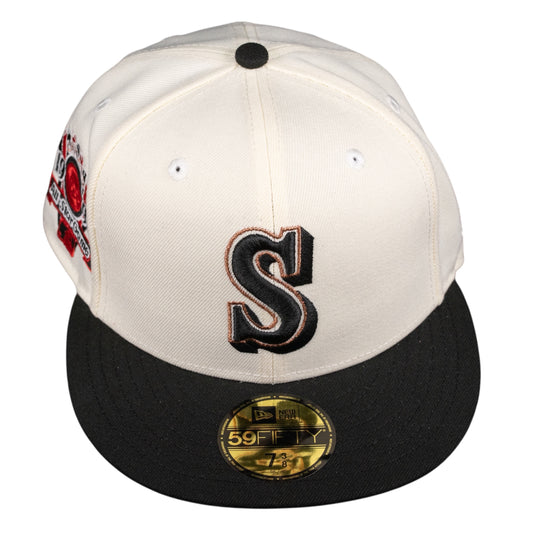 Seattle Mariners 1990 All-Star Game Nightmare On 606.St  Fitted Hat
