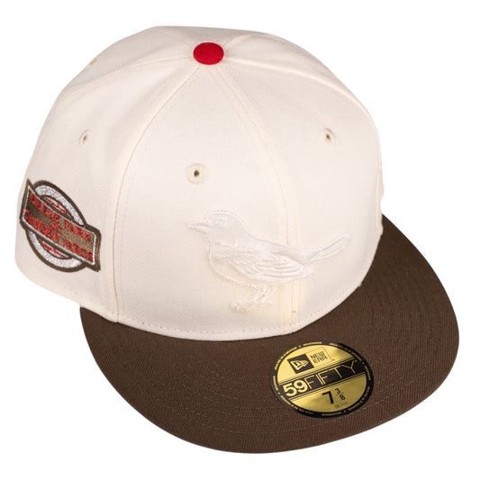 Baltimore Orioles 20th Anniversary Oriole Park Earth Tone Fitted Hat