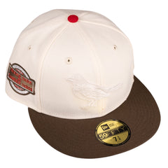 Baltimore Orioles 20th Anniversary Oriole Park Earth Tone Fitted Hat