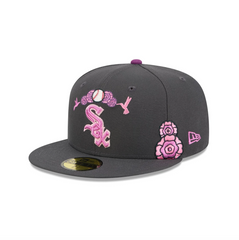 Chicago Blackhawks Day of the Dead Graphite 59FIFTY Fitted Hat