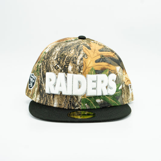 OAKLAND RAIDERS HALF TIME COLLECTION NEW ERA FITTED HAT