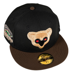 Chicago Cubs Wrigley Field Dark Night Collection Fitted Hat