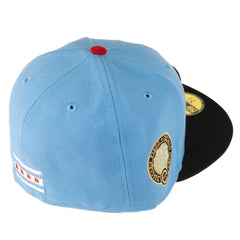 Chicago Cubs Wrigley Field 1969 Night Of Champions Fitted Hat