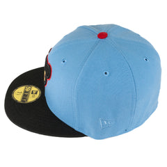 Chicago Cubs Wrigley Field 1969 Night Of Champions Fitted Hat