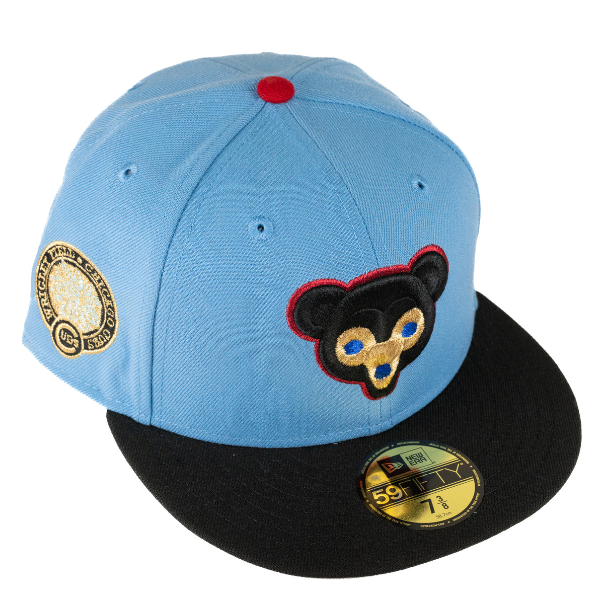 Chicago Cubs Wrigley Field 1969 Night Of Champions Fitted Hat