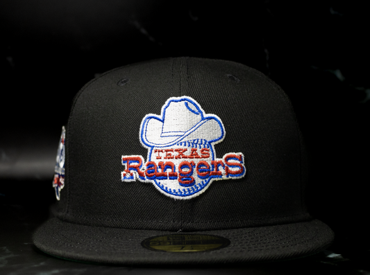 TEXAS RANGERS MIDNIGHT MADNESS 40TH ANNIVERSARY NEW ERA FITTED HAT