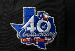 TEXAS RANGERS MIDNIGHT MADNESS 40TH ANNIVERSARY NEW ERA FITTED HAT