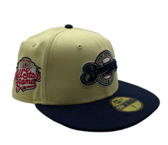 MILWAUKE BREWERS GOLDEN BREW 2002 ALL STAR GAME FITTED HAT