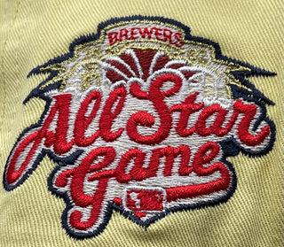 MILWAUKE BREWERS GOLDEN BREW 2002 ALL STAR GAME FITTED HAT